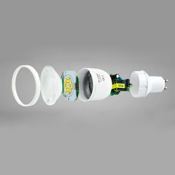 Светодиодная лампа Mi-light MR16 5W GU10 2700-6500K DIM 86-265V FUT011 (LL011-CCT), 100020339