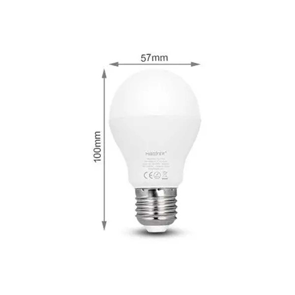 Светодиодная лампа Mi-light G57 6W E27 2700-6500K+ RGB DIM 86-265V (LL014 CCT), 100021431