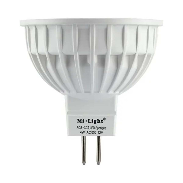 Светодиодная лампа Mi-light MR16 4W GU5.3 2700-6500K+ RGB DIM 12V FUT104 (LL104-RGB+CCT), 100020508
