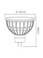 Светодиодная лампа Mi-light MR16 4W GU5.3 2700-6500K+ RGB DIM 12V FUT104 (LL104-RGB+CCT), 100020508