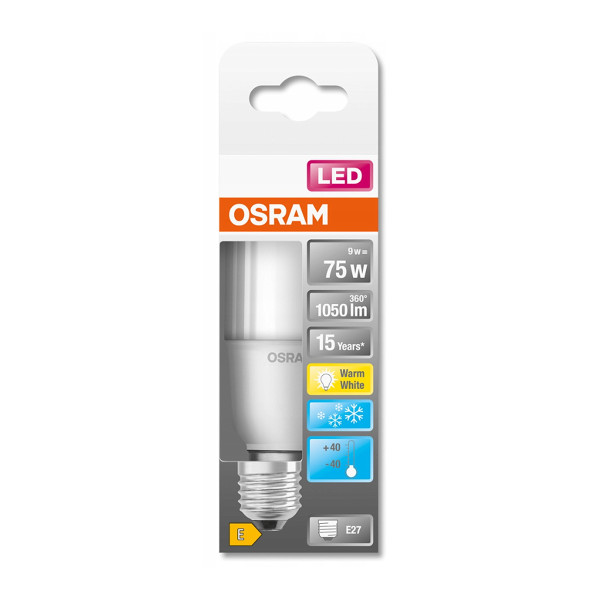 Светодиодная лампа OSRAM Star Stick T37 10W 1055Lm 2700K 230V E27 Матовый (Frosted) (4058075059191), 100015276