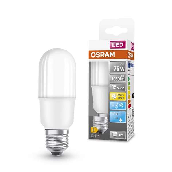Светодиодная лампа OSRAM Star Stick T37 10W 1055Lm 2700K 230V E27 Матовый (Frosted) (4058075059191), 100015276