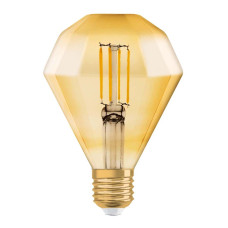 Светодиодная лампа OSRAM Vintage 1906 Diamond Filament 4,5W 470Lm 2500K 230V E27 Прозрачный (Gold) (4058075091955)
