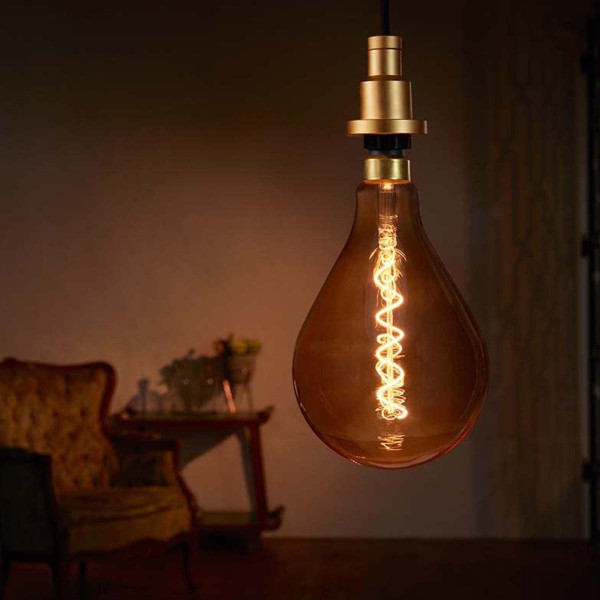 Світлодіодна лампа OSRAM Vintage 1906 Classic A160 5W 250Lm 2000K 230V E27 Прозорий (Amber) (4058075091993) , 100015250
