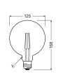 Светодиодная лампа OSRAM Vintage 1906 Globe Filament G125 5W 470Lm 2500K 230V E27 Прозрачный (Gold) (4058075092037), 100022534