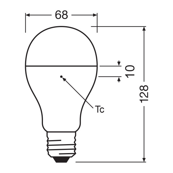 Светодиодная лампа OSRAM LED Classic Performance A65 19W 2452Lm 2700K 230V E27 Матовый (Frosted) (4058075245976), 100024089