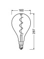 Світлодіодна лампа OSRAM Vintage 1906 Classic A160 4W 140Lm 1800K 230V E27 Прозорий (Clear) (4058075269903) , 100020793