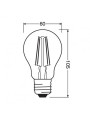Светодиодная лампа OSRAM Vintage 1906 Classic Filament A60 6,5W 650Lm 2400K 230V E27 Прозрачный (Gold) (4058075293298), 100022529