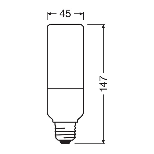 Светодиодная лампа OSRAM LED Star Stick Flame 0,5W 10Lm 1500K 230V E27 Матовый (Frosted) (4058075389908), 100022523