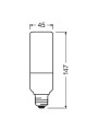 Светодиодная лампа OSRAM LED Star Stick Flame 0,5W 10Lm 1500K 230V E27 Матовый (Frosted) (4058075389908), 100022523