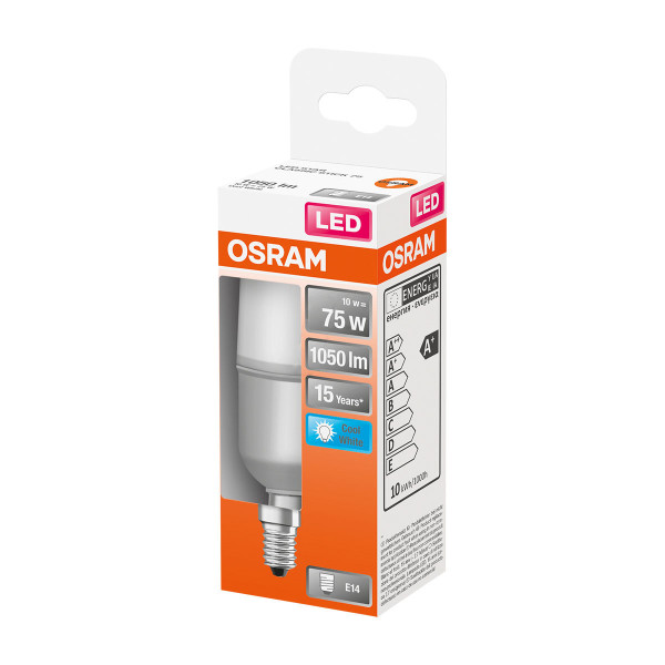 Светодиодная лампа OSRAM LED Classic Stick 10W 1050Lm 4000K 230V E14 Матовый (Frosted) (4058075428409), 100022511