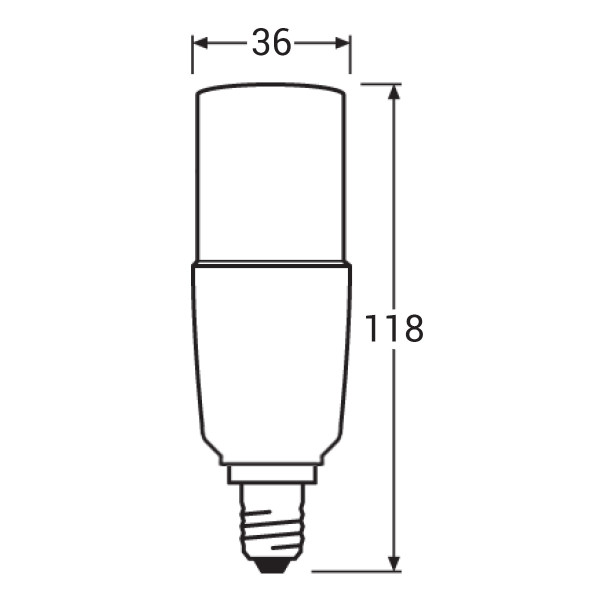 Светодиодная лампа OSRAM LED Classic Stick 10W 1050Lm 4000K 230V E14 Матовый (Frosted) (4058075428409), 100022511
