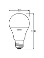 Світлодіодна лампа OSRAM LED Classic Performance DIM A60 9,4W 806Lm 2700K 230V E27 Матовий (Frosted) (4058075430754) , 100020813