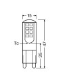 Светодиодная лампа OSRAM LED PIN30 Capsule 2,6W 320Lm 2700K 230V G4 Прозрачный (Clear) (4058075432338), 100022554