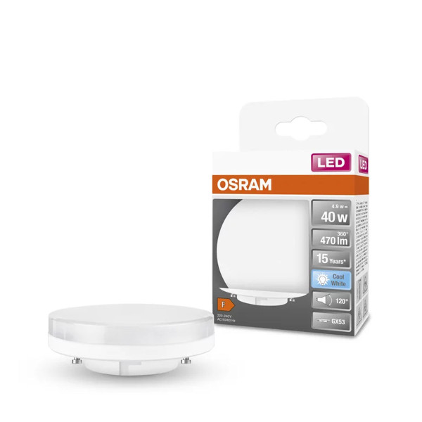 Светодиодная лампа OSRAM LED Star GX53 4,9W 470Lm 4000K 230V GX53 Рефлектор (4058075433465), 100024153