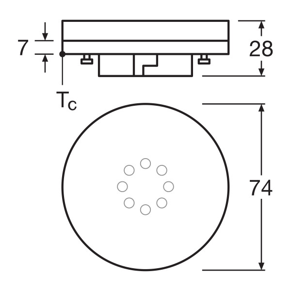 Светодиодная лампа OSRAM LED Star GX53 4,9W 470Lm 4000K 230V GX53 Рефлектор (4058075433465), 100024153