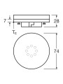 Светодиодная лампа OSRAM LED Star GX53 4,9W 470Lm 4000K 230V GX53 Рефлектор (4058075433465), 100024153