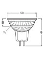 Светодиодная лампа OSRAM LED Star Reflector MR16 8W 621Lm 4000K AC/DC 12V GU5.3 Рефлектор (4058075433786), 100024128