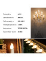 Светодиодная лампа OSRAM LED Classic Performance DIM B40 6,5W 806Lm 2700K 230V E14 Матовый (Frosted) (4058075434486), 100022522