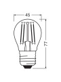 Светодиодная лампа OSRAM LED Classic Performance Filament P40 5,5W 806Lm 2700K 230V E27 Прозрачный (Clear) (4058075434882), 100022538