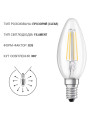 Светодиодная лампа OSRAM LED Classic Performance Filament B40 5,5W 806Lm 2700K 230V E14 Прозрачный (Clear) (4058075434981), 100024136