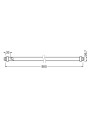 Светодиодная лампа OSRAM SubstiTUBE T8 10,3W 1700Lm 4000K 230V G13 Матовый (Frosted) (4058075612198) одностороннее подключение, 100022509