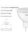 Светодиодная лампа OSRAM MR16 8W 800Lm 3000K 230V GU5,3 Рефлектор (4058075689428), 100024123