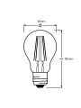 Светодиодная лампа OSRAM LED Classic Value A60 6,5W 806Lm 2700K 230V E27 Прозрачный (Clear) (4058075819658), 100015259