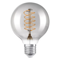 Светодиодная лампа OSRAM Vintage 1906 Globe Filament G80 7,8W 360Lm 1800K 230V E27 Прозрачный (Smoke) (4099854090745)