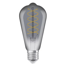 Светодиодная лампа OSRAM Vintage 1906 Edison Filament ST64 7,8W 360Lm 1800K 230V E27 Прозрачный (Smoke) (4099854090981)