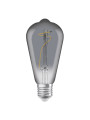 Светодиодная лампа OSRAM Vintage 1906 Edison Filament ST64 3,4W 100Lm 1800K 230V E27 Прозрачный (Smoke) (4099854091353), 100024143