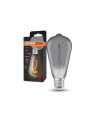 Светодиодная лампа OSRAM Vintage 1906 Edison Filament ST64 3,4W 100Lm 1800K 230V E27 Прозрачный (Smoke) (4099854091353), 100024143