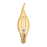 Світлодіодна лампа OSRAM Vintage 1906 Classic Filament BA35 2,5W 220Lm 2400K 230V E14 Gold (4099854091537)