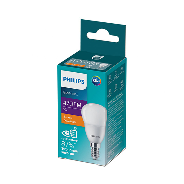 Светодиодная лампа PHILIPS ESS LEDCandle 5W E14 470Lm 865 B35 NDFRRCA (929002969207), 100023675