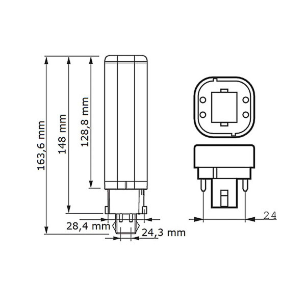 Светодиодная лампа PHILIPS CorePro LED PLC 4P 9W G24D-3 830 PL-C (929001200802), 100023614