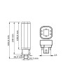Светодиодная лампа PHILIPS CorePro LED PLC 4P 9W G24D-3 830 PL-C (929001200802), 100023614