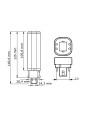 Светодиодная лампа PHILIPS CorePro LED PLC 4P 6,5W G24D-2 830 PL-C (929001201002), 100023613
