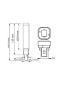 Светодиодная лампа PHILIPS CorePro LED PLC 2P 6,5W G24D-2 830 PL-C (929001201402), 100023612