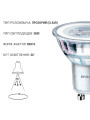 Светодиодная лампа PHILIPS Essential LED 4,6-50W GU10 830 PAR16 36D (929001218108), 100012648
