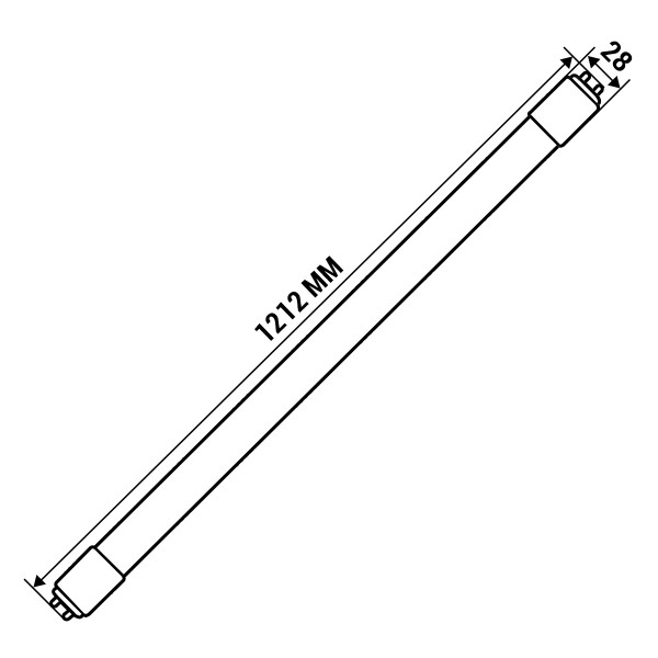 Светодиодная лампа PHILIPS Ledtube DE 18W G13 740 T8 RCA (929003147037), 100023695