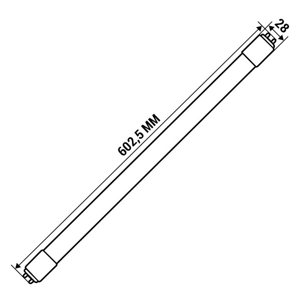 Світлодіодна лампа PHILIPS Ledtube DE T8 9W 850Lm 4000K 220V G13 Frosted двостороннє підключення (929003147237) , 100023696
