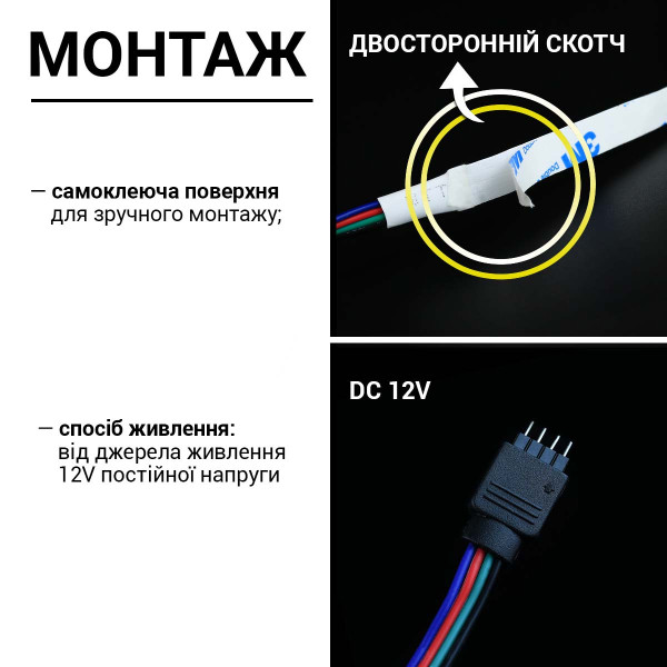 Светодиодная лента BIOM Professional 3535-120-12V-IP20 17W RGB 5м (BPS-G3-12-3535-120-RGB-20), 100023475