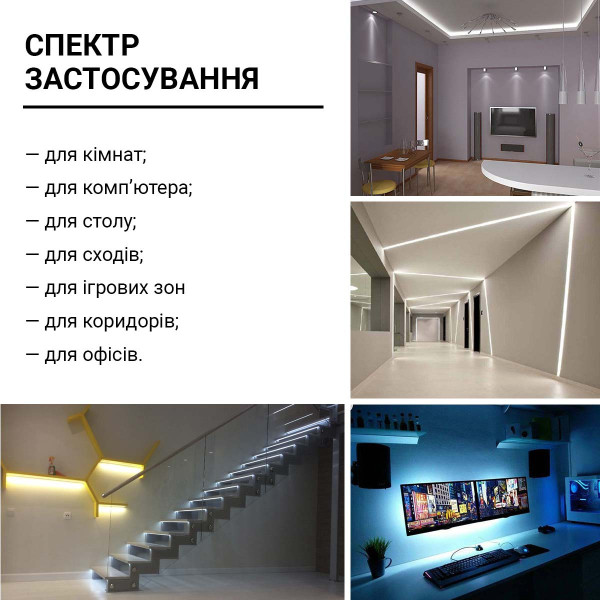 Светодиодная лента BIOM Professional 120-2835-12V-IP20 9W 1100Lm 7500-8000К 5м (BPS-G3-12-5-2835-120-CW), 100021040