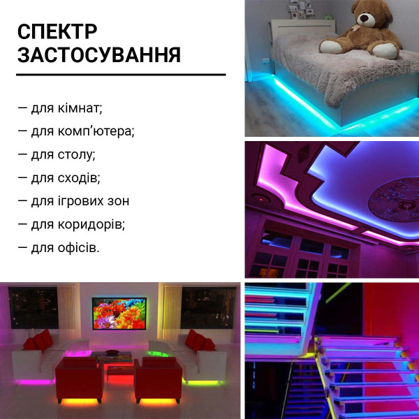 Светодиодная лента BIOM Professional 60-5050-12V-IP20 14,4W RGB 5м (BPS-G3-12-5050-60-RGB), 100014504