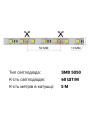 Светодиодная лента BIOM Professional 60-5050-12V-IP20 14,4W 2070Lm 2800-3300К 5м (BPS-G3-12-5050-60-WW), 100014503