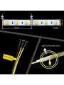 Светодиодная лента Mi-light 5050-60 Dual White LED Strip 12V (MI-LED-DW60CCT1220), 100014041