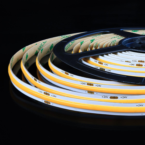 Светодиодная лента Mi-light 512-COB-24V-IP20 10W 550Lm 3000К 5м (MI-LED-S512WW2420-COB-WW), 100021194