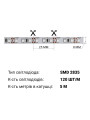Светодиодная лента OEM ST 120-2835-12V-IP20 9W 560Lm Green 5м (ST-12-2835-120-G), 100015100