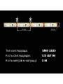 Светодиодная лента OEM ST 120-2835-12V-IP65 9W 900Lm 2800-3200К 5м (ST-12-2835-120-WW), 100014486