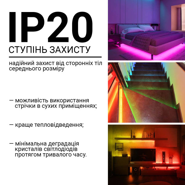 Светодиодная лента OEM ST 5050-60-12V-IP20 14,4W FULL RGB 5м (ST-12-5050-60-FRGB-20-WS2811), 100014494